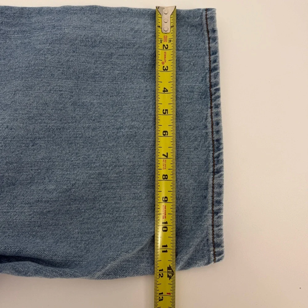 Levi's 550 Mens Vintage Relaxed Fit Denim Shorts Light Wash Blue W34 35550-2110